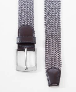 Made To Move Belt | Men's Silver Navy -Gentlemans Wardrobe Store public rec belts made to move belt men s silver navy 30451674742818