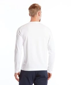Go-To Long Sleeve Henley | Men's White -Gentlemans Wardrobe Store public rec henleys go to long sleeve henley men s white 30844979675170