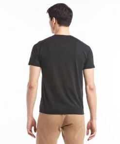 Go-To Short Sleeve Henley | Men's Black -Gentlemans Wardrobe Store public rec henleys go to short sleeve henley men s black 28210525306914