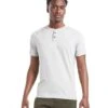 Go-To Short Sleeve Henley | Men's Heather Silver Spoon