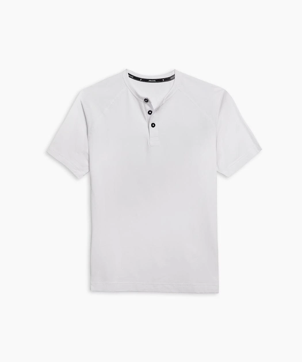 Go-To Short Sleeve Henley | Men's White 5 Go-To Short Sleeve Henley | Men's White - Image 5