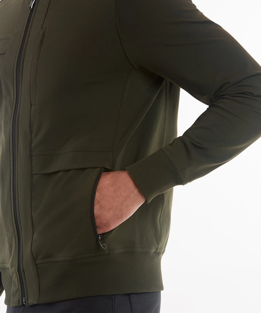 Crosstown Bomber | Men's Dark Olive 4 Crosstown Bomber | Men's Dark Olive - Image 4