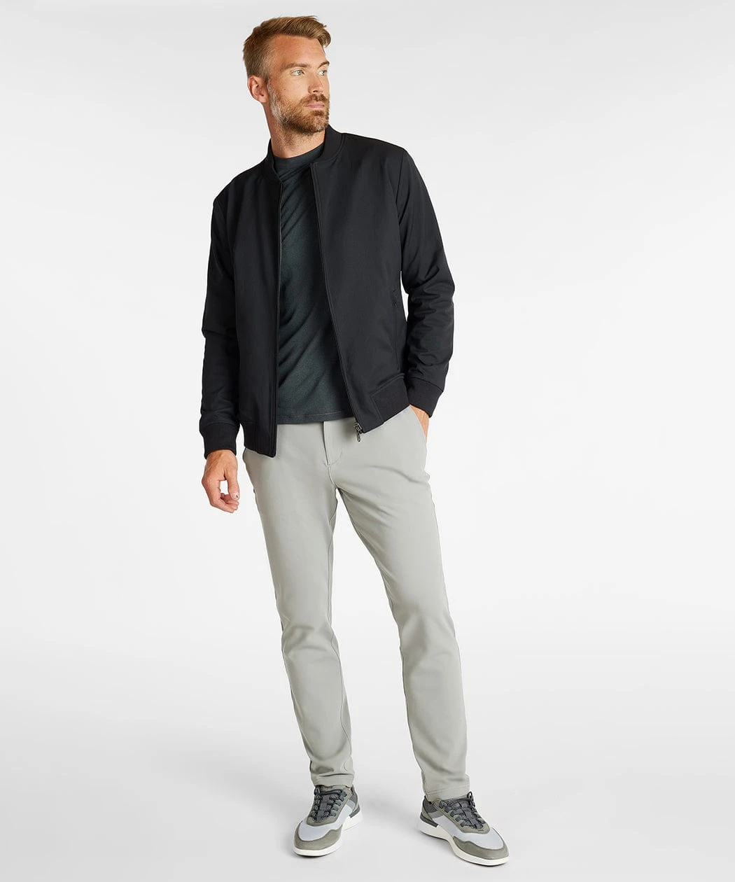 Workday Bomber | Men's Black 2 Workday Bomber | Men's Black - Image 2