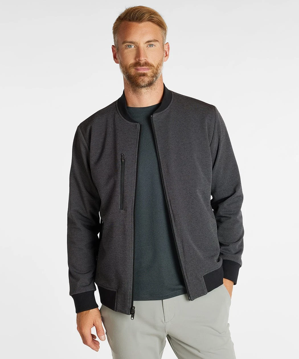 Workday Bomber | Men's Black 4 Workday Bomber | Men's Black - Image 4