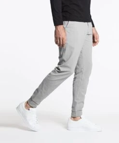 Gamechanger Jogger | Men's Fog -Gentlemans Wardrobe Store public rec joggers gameday joggers men s fog 16582460112930