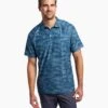 All Fore It Polo | Men's Blue Camo