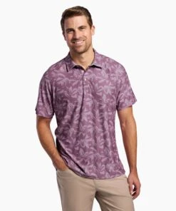 All Fore It Polo | Men's Deep Hibiscus