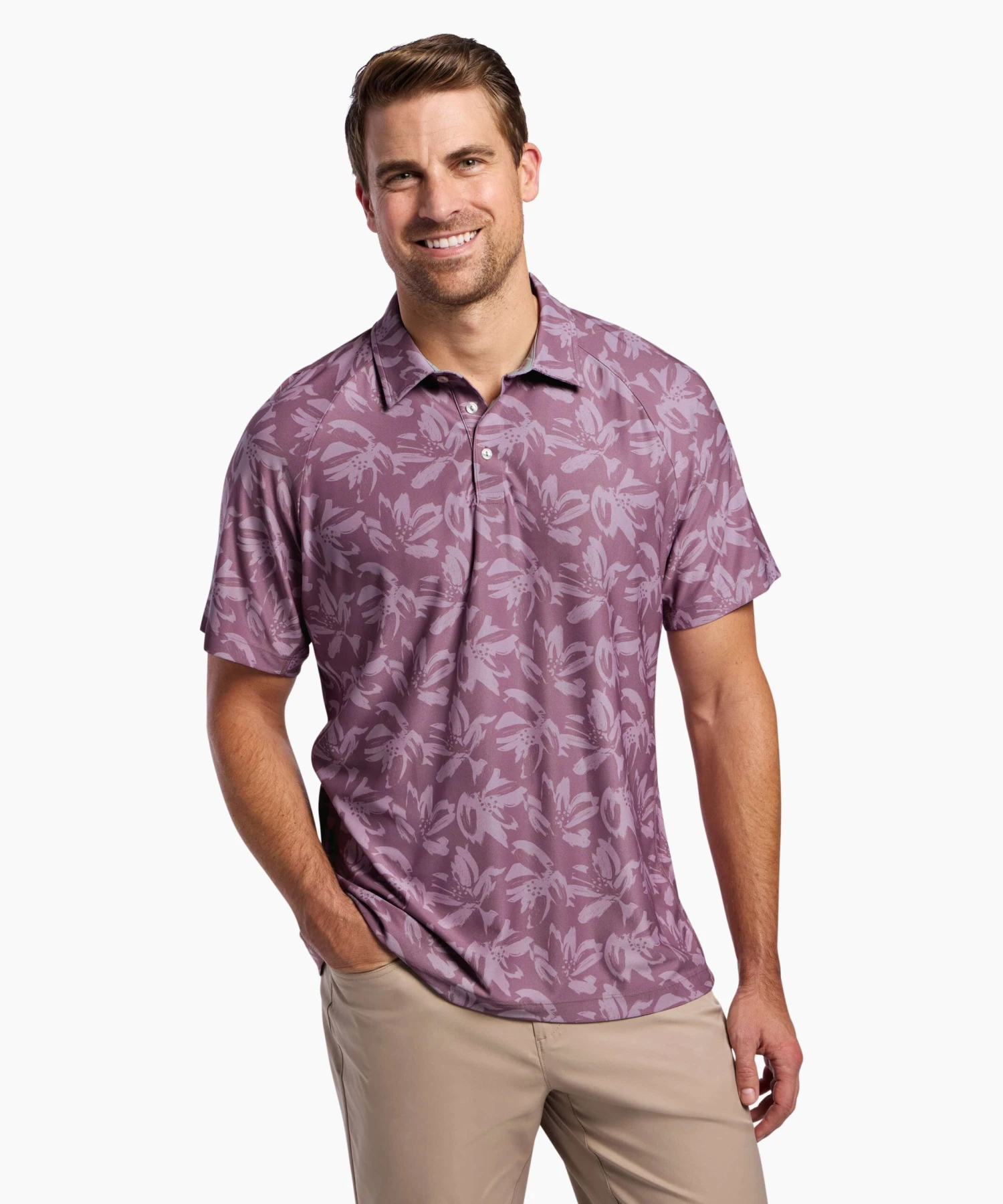 All Fore It Polo | Men's Deep Hibiscus 1 All Fore It Polo | Men's Deep Hibiscus