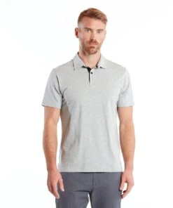 Go-To Polo | Men's Heather Silver Spoon