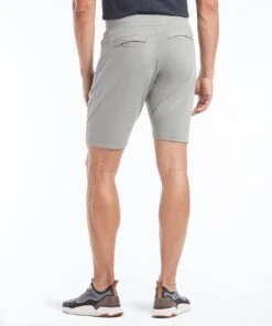 Gamechanger Rec Short | Men's Fog -Gentlemans Wardrobe Store public rec shorts daymaker shorts men s fog 28157155180578