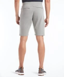 Gamechanger Rec Short | Men's Fog -Gentlemans Wardrobe Store public rec shorts daymaker shorts men s fog 28157155278882