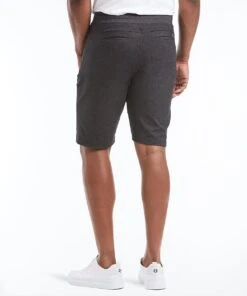 Gamechanger Rec Short | Men's Heather Charcoal -Gentlemans Wardrobe Store public rec shorts daymaker shorts men s heather charcoal 28157156753442