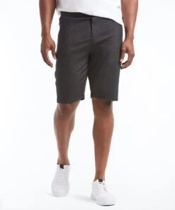 Gamechanger Rec Short | Men's Heather Charcoal -Gentlemans Wardrobe Store public rec shorts daymaker shorts men s heather charcoal 28157156884514