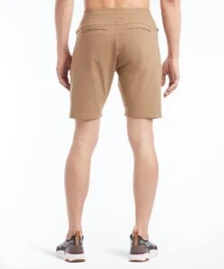 Gamechanger Rec Short | Men's Khaki -Gentlemans Wardrobe Store public rec shorts daymaker shorts men s khaki 28157171073058