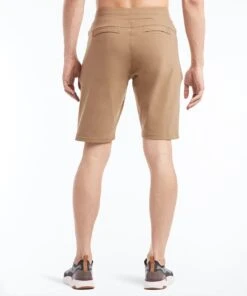 Gamechanger Rec Short | Men's Khaki -Gentlemans Wardrobe Store public rec shorts daymaker shorts men s khaki 28157179985954
