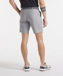 Dealmaker Chino+ Short - 7" Inseam | Men's Fog -Gentlemans Wardrobe Store public rec shorts dealmaker shorts men s charcoal grey 31999611535394