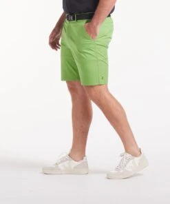 Dealmaker Chino+ Short | Men's Deep Lime -Gentlemans Wardrobe Store public rec shorts dealmaker shorts men s deep lime 33892301635618