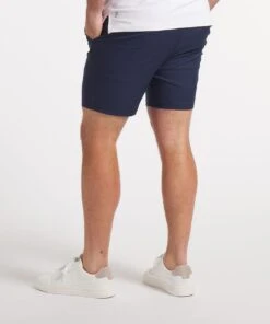 Dealmaker Chino+ Short - 7" Inseam | Men's Navy -Gentlemans Wardrobe Store public rec shorts dealmaker shorts men s navy 33242316308514