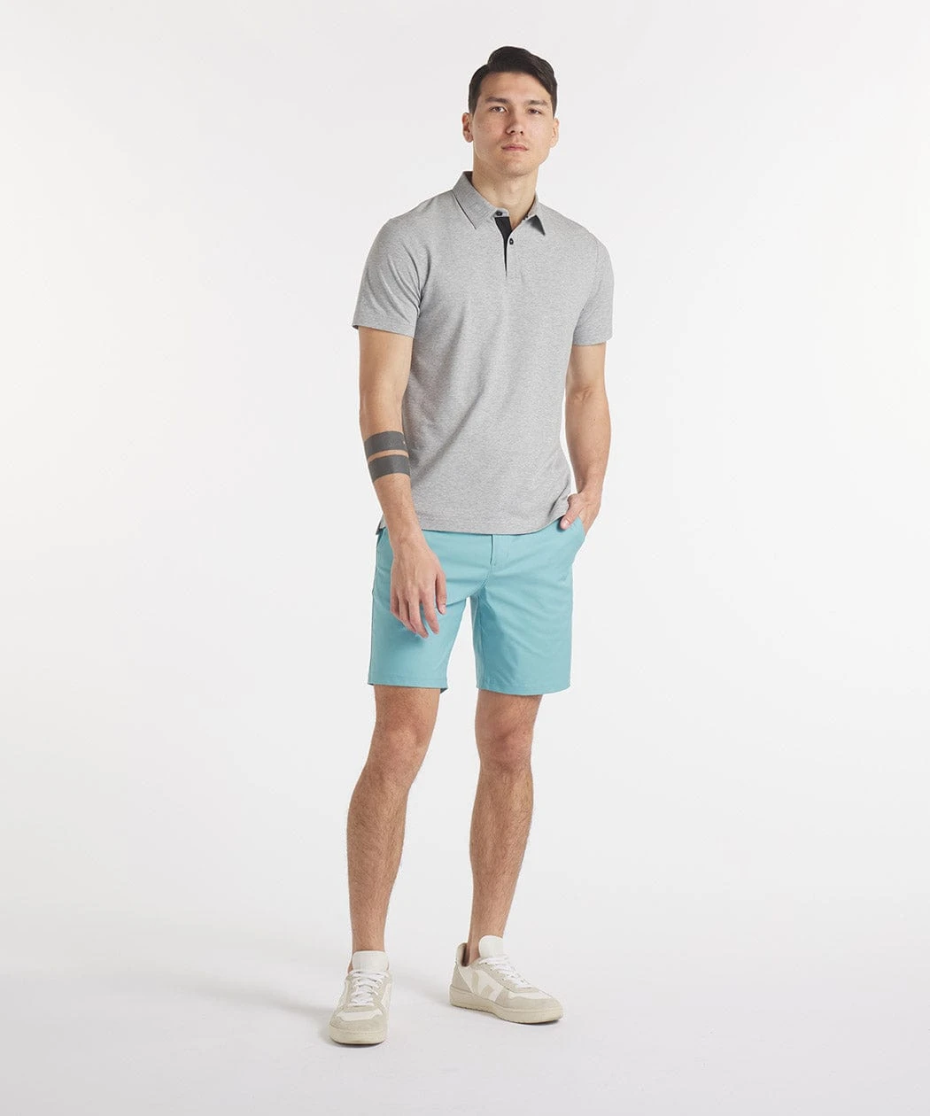 Dealmaker Chino+ Short | Men's Pacific Blue 2 Dealmaker Chino+ Short | Men's Pacific Blue - Image 2