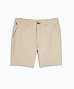 Dealmaker Chino+ Short | Men's Sand -Gentlemans Wardrobe Store public rec shorts dealmaker shorts men s sand 29084558917666