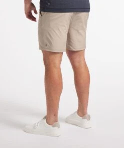 Dealmaker Chino+ Short | Men's Sand -Gentlemans Wardrobe Store public rec shorts dealmaker shorts men s sand 33242345865250