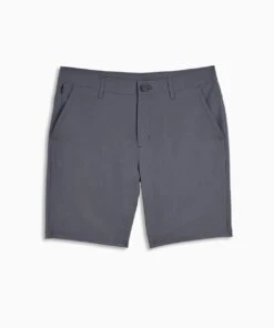 Dealmaker Chino+ Short | Men's Slate -Gentlemans Wardrobe Store public rec shorts dealmaker shorts men s slate 29084560424994