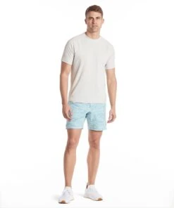 Flex Short - Lined | Men's Brushed Mist -Gentlemans Wardrobe Store public rec shorts flex short lined men s brushed mist 34039803772962