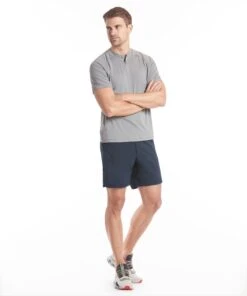 Flex Short - Lined | Men's Navy -Gentlemans Wardrobe Store public rec shorts flex short lined men s navy 34039823302690