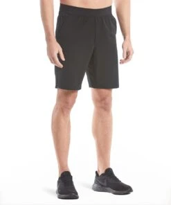 Flex Short | Men's Black -Gentlemans Wardrobe Store public rec shorts flex short men s black 29361070407714