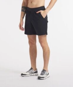 Flex Short | Men's Black -Gentlemans Wardrobe Store public rec shorts flex short men s black 32092171206690