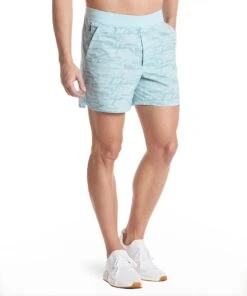 Flex Short | Men's Brushed Mist -Gentlemans Wardrobe Store public rec shorts flex short men s brushed mist 29586527715362