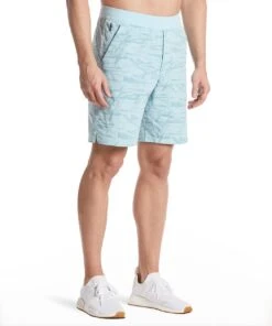 Flex Short | Men's Brushed Mist -Gentlemans Wardrobe Store public rec shorts flex short men s brushed mist 29601263845410