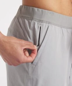 Flex Short | Men's Fog -Gentlemans Wardrobe Store public rec shorts flex short men s fog 32092229599266