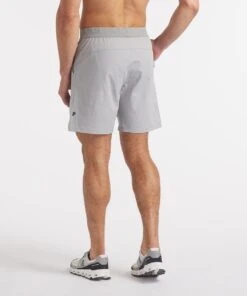 Flex Short | Men's Fog -Gentlemans Wardrobe Store public rec shorts flex short men s fog 32092229730338