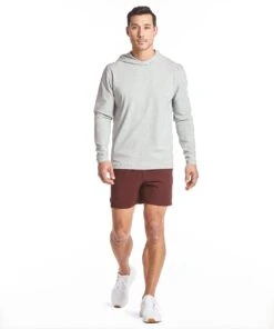 Flex Short | Men's Maroon -Gentlemans Wardrobe Store public rec shorts flex short men s maroon 29360733487138