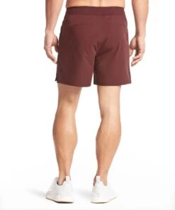 Flex Short | Men's Maroon -Gentlemans Wardrobe Store public rec shorts flex short men s maroon 29360733618210