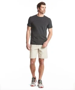 Flex Short | Men's Sand -Gentlemans Wardrobe Store public rec shorts flex short men s sand 29361033674786