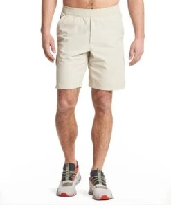 Flex Short | Men's Sand -Gentlemans Wardrobe Store public rec shorts flex short men s sand 29361033740322