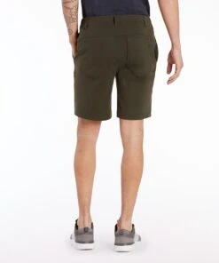 Gamechanger 5-Pocket Short | Men's Dark Olive -Gentlemans Wardrobe Store public rec shorts gamechanger shorts men s dark olive 30871321935906