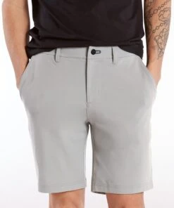 Gamechanger 5-Pocket Short | Men's Fog -Gentlemans Wardrobe Store public rec shorts gamechanger shorts men s fog 30871321575458