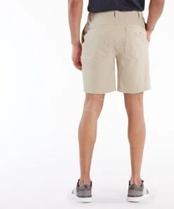 Gamechanger 5-Pocket Short | Men's Taupe -Gentlemans Wardrobe Store public rec shorts gamechanger shorts men s taupe 30871318790178