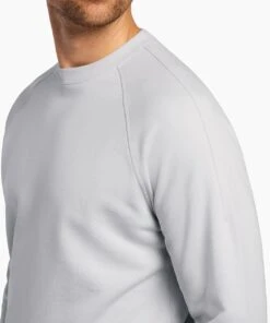 Friday Crewneck | Men's Platinum -Gentlemans Wardrobe Store public rec sweatshirts friday crewneck men s platinum 1157708093