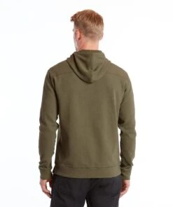 Waffle-Knit Hoodie | Men's Olive -Gentlemans Wardrobe Store public rec sweatshirts waffle knit hoodie men s olive 30799842607138