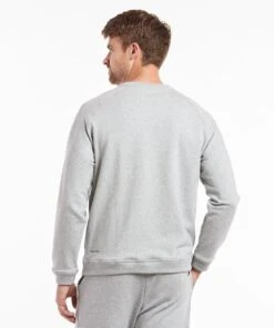 Weekend Crew | Men's Heather Silver Spoon -Gentlemans Wardrobe Store public rec sweatshirts weekend crew men s heather silver spoon 28328921923618