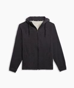 Weekend Full Zip | Men's Heather Charcoal -Gentlemans Wardrobe Store public rec sweatshirts weekend full zip men s heather charcoal 16437938356258