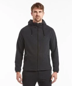 Weekend Full Zip | Men's Heather Charcoal