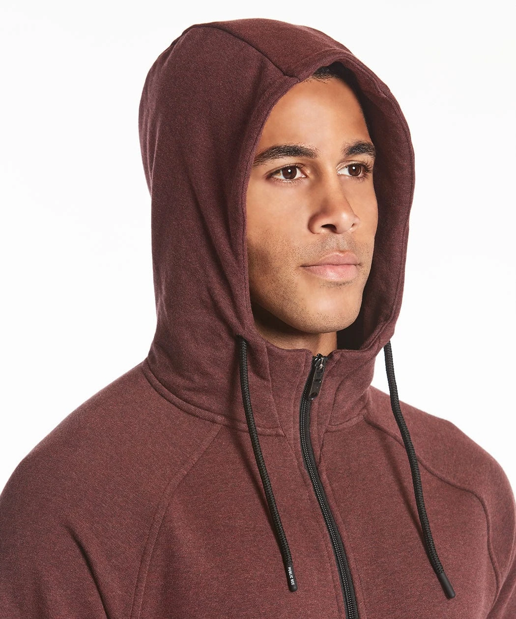 Weekend Full Zip | Men's Heather Maroon 5 Weekend Full Zip | Men's Heather Maroon - Image 5
