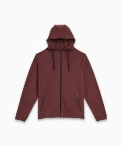 Weekend Full Zip | Men's Heather Maroon 11 Weekend Full Zip | Men's Heather Maroon -Gentlemans Wardrobe Store public rec sweatshirts weekend full zip men s heather maroon 28328907964450