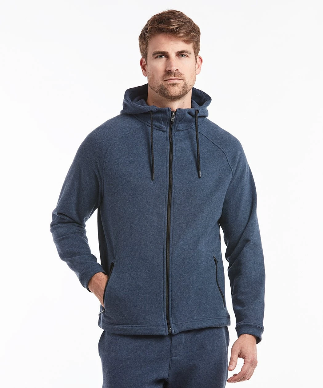 Weekend Full Zip | Men's Heather Navy 1 Weekend Full Zip | Men's Heather Navy