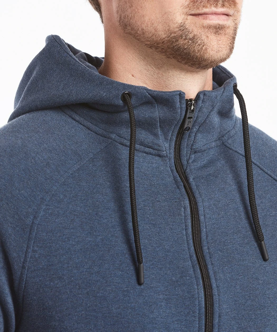 Weekend Full Zip | Men's Heather Navy 4 Weekend Full Zip | Men's Heather Navy - Image 4